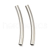 Non-Tarnish 304 Stainless Steel Tube Beads STAS-B047-27L-P-1