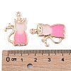 Zinc Alloy Enamel Pendants X-PALLOY-I124-18G-A-3