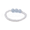 Glass Seed Beads Stretch Rings RJEW-JR00716-4
