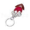 2Pcs Acrylic Flower Pendant Keychain KEYC-JKC00992-5