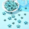 60Pcs 2 Styles Synthetic Turquoise Beads Dyed TURQ-YW0001-03-5