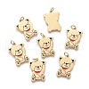 316 Surgical Stainless Steel Enamel Pendants STAS-H100-10G-2