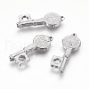 Non-Tarnish 201 Stainless Steel Pendants X-STAS-O118-02P-1