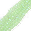 Electroplate Glass Beads Strands EGLA-A034-J10mm-L04-1