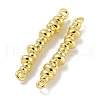 Brass Chip Beaded Connector Charms KK-P284-08G-01-2