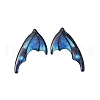 Translucent Resin Glitter Powder Pendants X1-RESI-TAC0018-18H-1