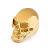Stainless Steel Skull Finger Ring SKUL-PW0002-036B-G-3