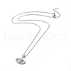 304 Stainless Steel Chain Necklaces NJEW-G335-16P-1