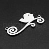 Non-Tarnish 201 Stainless Steel Pendants STAS-R111-JA655-2