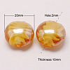 Handmade Lampwork Beads LAMP-S010-20mm-M-2