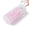 Natural Rose Quartz Chips Tree Decorations DJEW-P021-E01-3