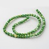 Natural Ocean White Jade Bead Strands G-G916-6mm-02-2