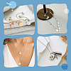   4Pcs 4 Styles 925 Sterling Silver Pendants STER-PH0002-47-6