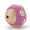 Handmade Indonesia Beads IPDL-Q041-103L-G-2