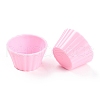 Mini Plastic Simulated Egg Tart Cup DJEW-C005-02C-2