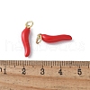 Brass Enamel Pendants KK-D336-05G-05-3