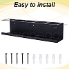 Zinc Alloy Wall Mounted Cylinder Tube Display Rack AJEW-WH0542-049-3
