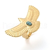 Eagle 304 Stainless Steel Adjustable Rings for Women RJEW-F158-04G-02-1