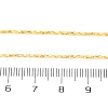 Brass Twisted Cardano Chains  Necklaces for Women NJEW-D302-60G-3