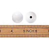 Spray Painted Natural Wood European Beads WOOD-TA0002-24B-7
