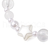 ABS Plastic Imitation Pearl & Glass Beads Stretch Bracelets for Women BJEW-JB11864-3