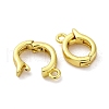 Brass Fold Over Clasps KK-Z078-44G-2