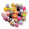 Opaque Acrylic Beads OACR-E026-01-1