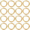 Beebeecraft 20Pcs Brass Round Ring KK-BBC0013-84-1