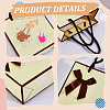 Rectangle Paper Gift Storage Bags with Handle CARB-WH0017-13B-5