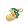 304 Stainless Steel Enamel Pendants STAS-M120-06A-G02-2