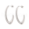304 Stainless Steel Stud Earrings for Women EJEW-L272-019P-1