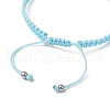 Braided Nylon Cord Adjustable Bracelets BJEW-JB11597-02-4
