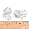 304 Stainless Steel Pendants STAS-T065-39P-3