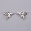 Tibetan Style Alloy Hummingbird Charms Pendants X-TIBEP-1096-AS-LF-1