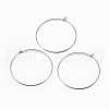 316 Surgical Stainless Steel Hoop Earrings Findings STAS-F149-32P-D-1