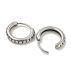 316 Surgical Stainless Steel Hoop Earrings EJEW-D096-23F-AS-2