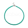 Crackle Glass Beaded Necklace Sets for Women NJEW-JN04194-2