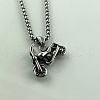 Retro Stainless Steel Men's Motorcycle Pendant Necklaces for Men LL7472-3