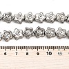 Electroplate Glass Beads Strands EGLA-V001-02I-4