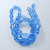 Electroplate Glass Beads Strands EGLA-R008-11x8mm-6-2