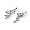 Tibetan Style Alloy Animals Pendants PALLOY-V007-01AS-09-2
