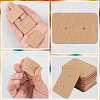 SOFPLATE 300Pcs Paper Jewelry Earring Display Cards with Hanging Hole CDIS-SP0001-05B-6