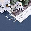 Tibetan Style Alloy Key Pendants TIBEP-X0001-02-AS-8