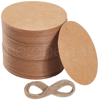 SOFPLATE 200Pcs Blank Kraft Paper Gift Tags CDIS-SP0001-10B-1
