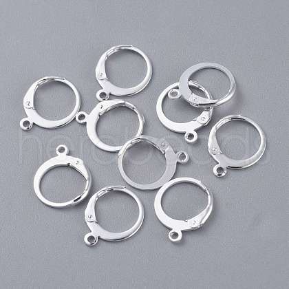 304 Stainless Steel Leverback Earring Findings STAS-K210-29S-1