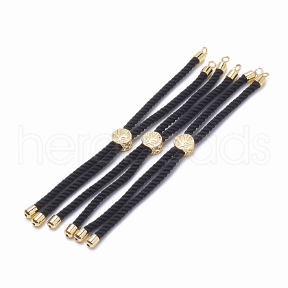 Nylon Twisted Cord Bracelet Making MAK-T003-01G-1