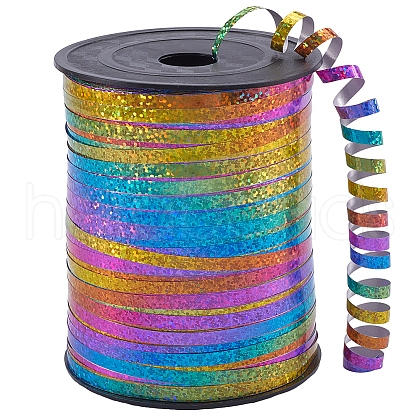 500 Yards Holographic Plastic Ribbon OCOR-WH20003-09B-1