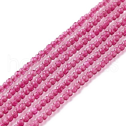 Transparent Glass Beads Strands X-GLAA-C019-01A-05-1