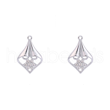 Tibetan Style Alloy Rhinestone Pendants PW-WG22E69-04-1