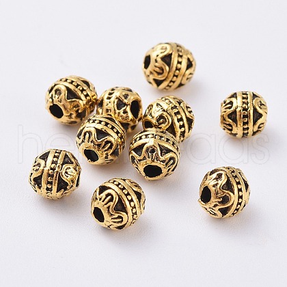 Tibetan Style Alloy Beads PALLOY-L208-014AG-1